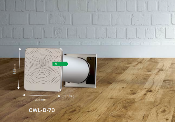 Wolf CWL-D-70 белая с преднагревателем