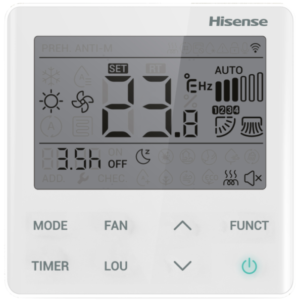 Hisense Heavy EU ADT-09UX4RBL8/AUW-09U4RS8 Wi-Fi